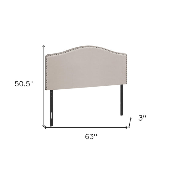 Beige Linen Headboard | Available in 2 Sizes