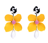 Abstract Flower Earrings