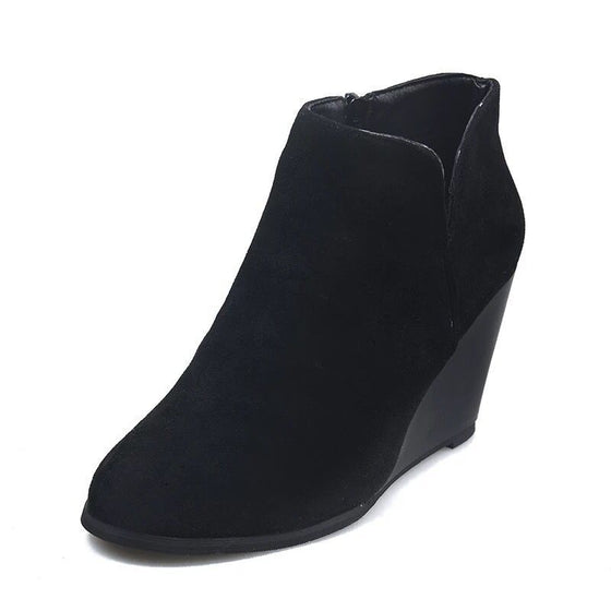 Wedge Heel Chelsea Ankle Boots