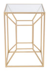 Canyon Side Table in Gold