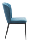 Set of 2 Tolivere Dining Chairs in Blue