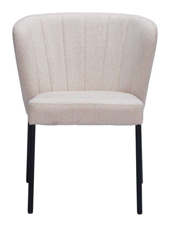 Set of Two Aimee Dining Chair Cream