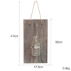 Rustic Wooden Hydroponic Plank Wall Hanging Collection