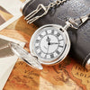 Retro Carved Clamshell Pocket Watch