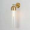 Modern Glass Cylinder Wall Sconce