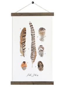  Feather Patters Vol. 5 | Unique Hanging Wall Art by Jessica Rose