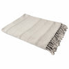 Woven Cotton Striped Throw Blanket