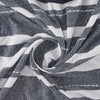 Blue And White Woven Cotton Striped Throw Blanket