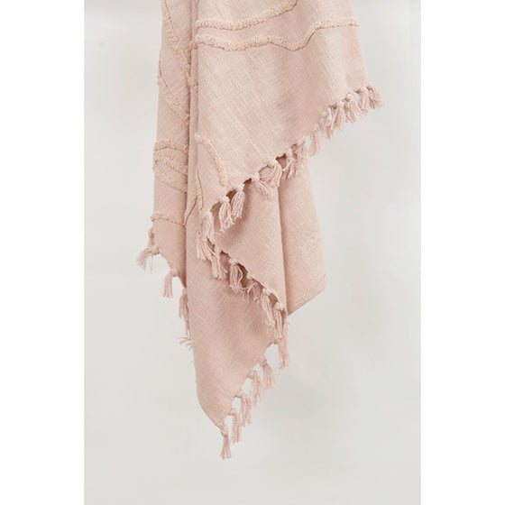 Pink Botanical 50 X 60 Throw | Available in 2 Colors