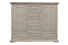  64" White Solid Wood Seven Drawer Chest