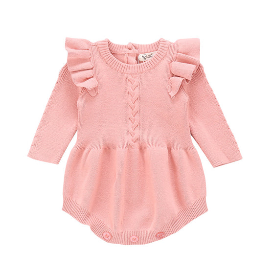 Knitted Baby Cotton Romper  hi