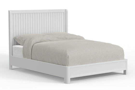 Stapleton California King Panel Bed, White