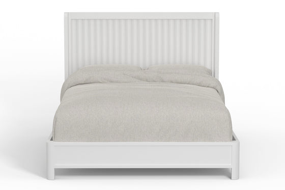 Stapleton California King Panel Bed, White