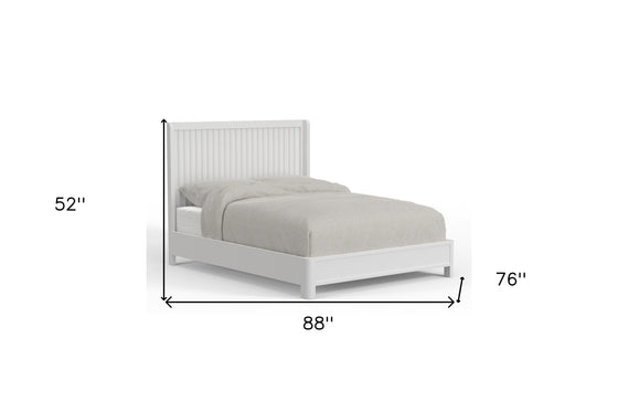 Stapleton California King Panel Bed, White