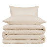 Ivory King Cotton Blend 1000 Thread Count Duvet Cover Set