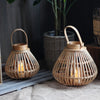 Handmade Bamboo Woven Wind Lantern Candle Holder Decorative Lantern Ornaments