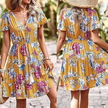  Yellow Floral Sundress