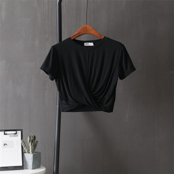 Front Knotted T-shirt