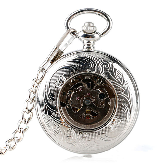 Vintage Style Mechanical Pocket Watch