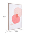 Pink Geode Canvas Wall Art