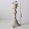 Light Beige Ceramic Candle Holders | Available in 4 Styles