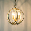 Modern Sphere Chandelier in Gold Finish