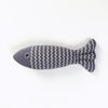 Chevron Patterned Cat Fish Toy