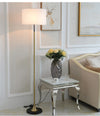 Modern Brass Floor Lamp With Drum Lamp Shade