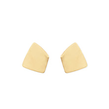  Abstract Square Earrings in Plated Gold Finish