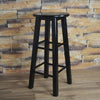 Solid Wood Chair Round Stool High Stool