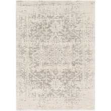  Area Rug -Distressed Oriental Style Light Grey / Beige in 5' x 7'