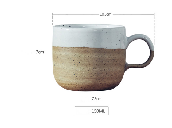 Nordic Style Stoneware Coffee Cup