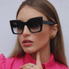 Women's  Large Frame Cat Eye Sunglasses