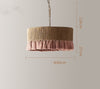 Bohemian Twine and Tassel Chandelier