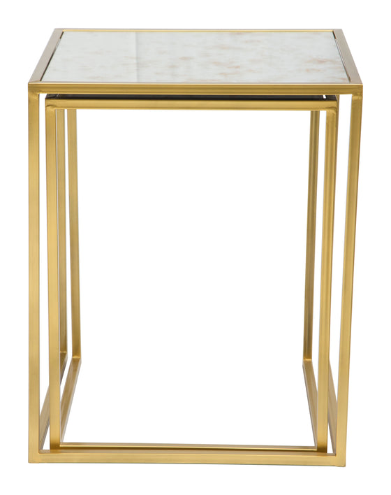 Calais Nesting Tables in Gold