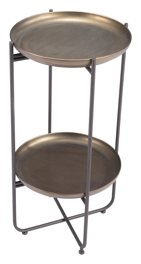 Bronson Accent Table in Bronze