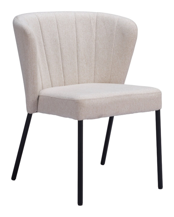 Set of Two Aimee Dining Chair Cream