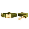 Velvet Pet Collar Traction Rope