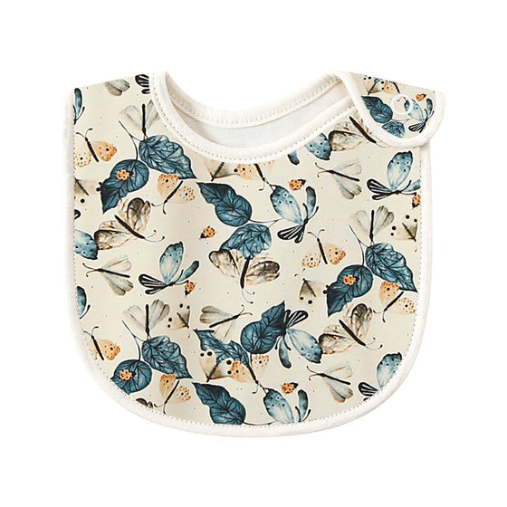 Floral Patterned Cotton Baby Bibs