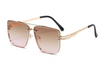 Women's Squared Sunglasses with Gold Frame