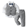 Toddler/Baby Boy Three-piece Style Suit Set Available in Several Patterns and Colors