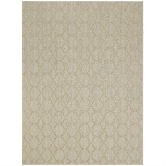 Area Rug -Tan Geometric Style in 7.5' x 9.5'