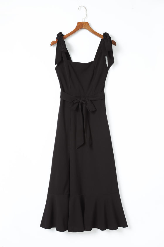 Black One-shoulder Long Dress