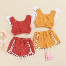  Baby Girl Polka-Dot Two-Piece Outfit