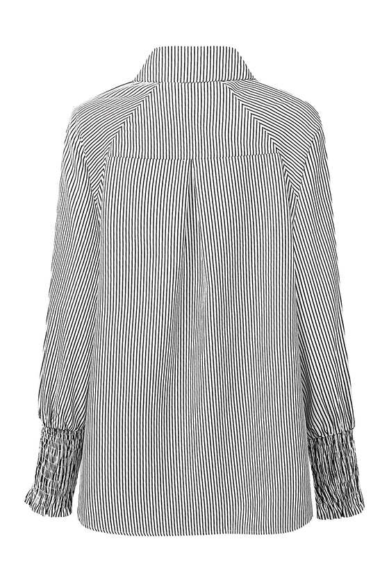 Light Blue Striped Button-up Shirt | Available in 3 Colors