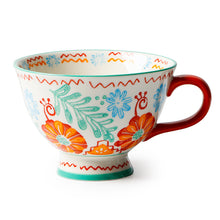  Color Retro Ceramic Coffee Cup