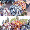 56" Autumn Blue Hydrangea Wreath