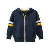 Navy Boy Hooded Jacket with Zipper | Available in Other Colors