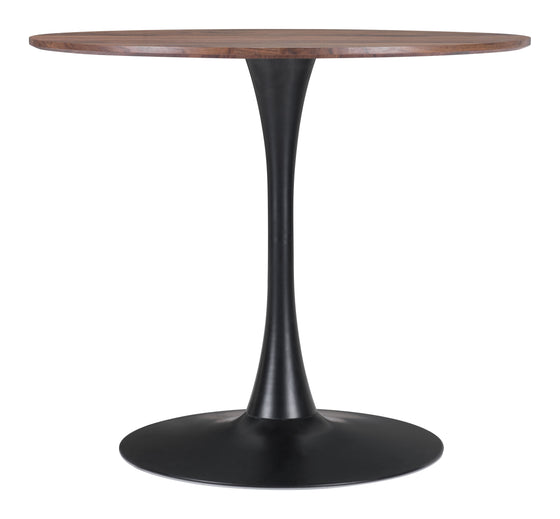 Opus Dining Table in Brown & Black