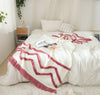 Fringed Nordic Style Throw Blanket | Available in 3 Colors